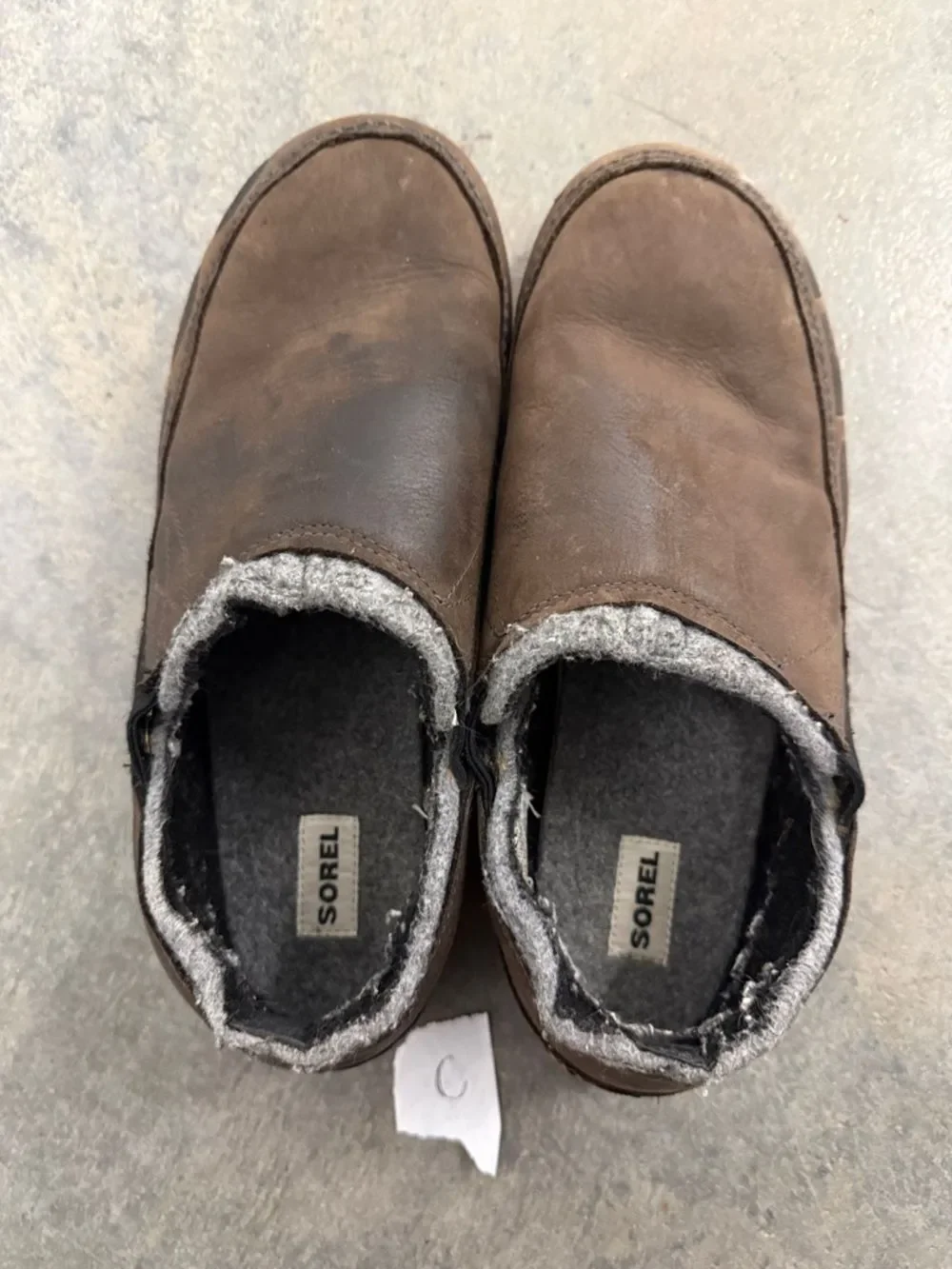 Sorel Men’s Brown Slip-On Casual 👟